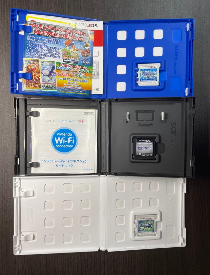 【動作確認済】ポケットモンスターソウルシルバー・X・アルファサファイア3種ソフト