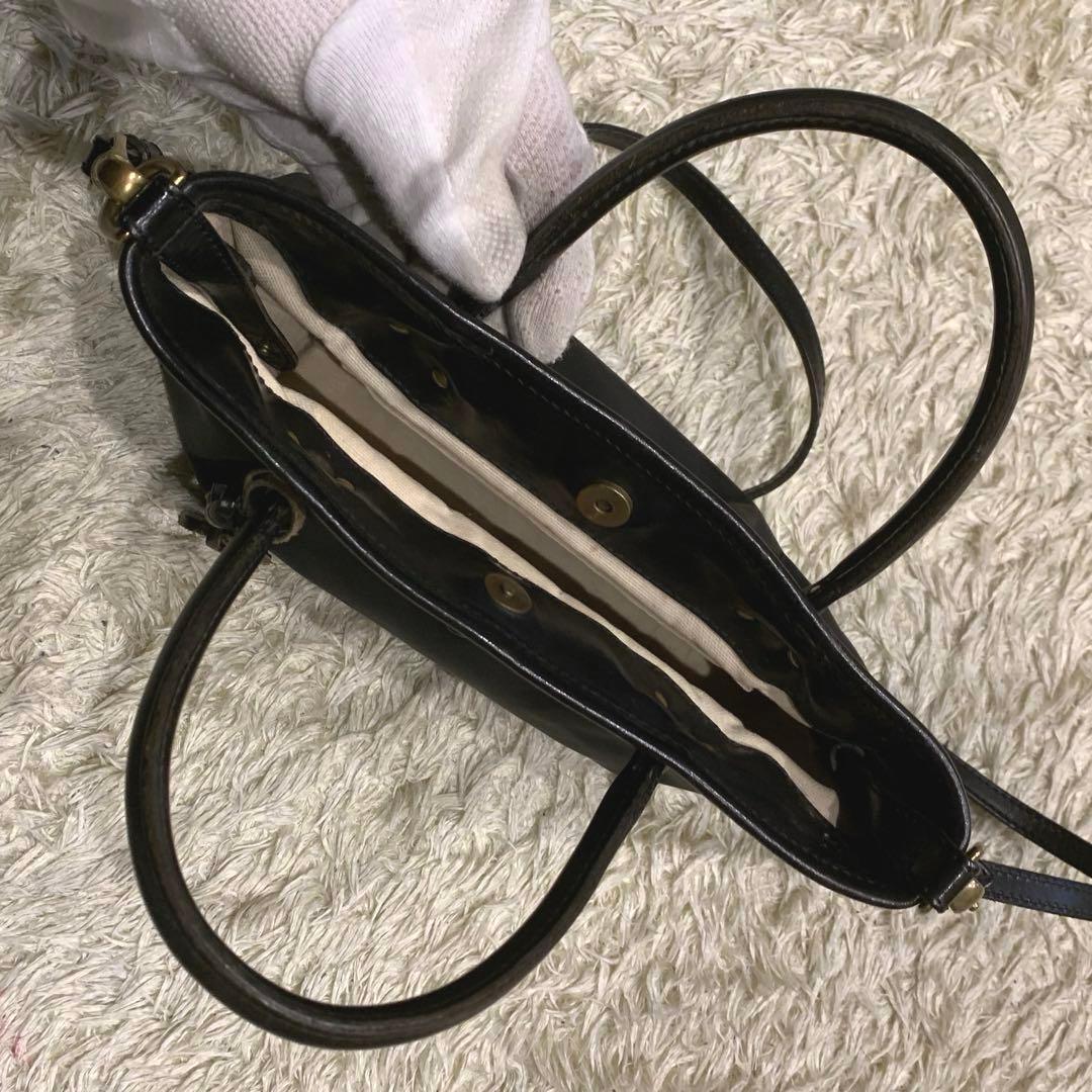 美品✨フェリージ ショルダーバッグ 2way ナイロン ブラック