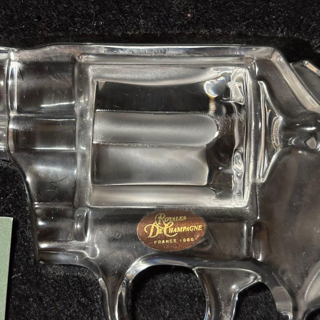 美品 ロイヤル ド シャンパーニュ リボルバー 銃 クリスタル ガン