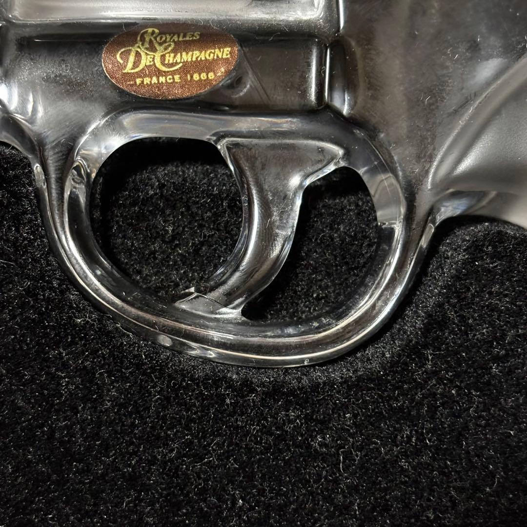 美品 ロイヤル ド シャンパーニュ リボルバー 銃 クリスタル ガン
