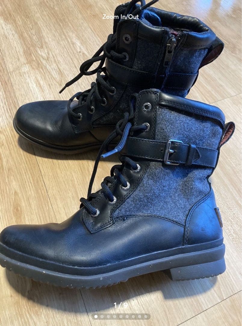 美品　UGG KESEY 防水バックル ショートブーツ