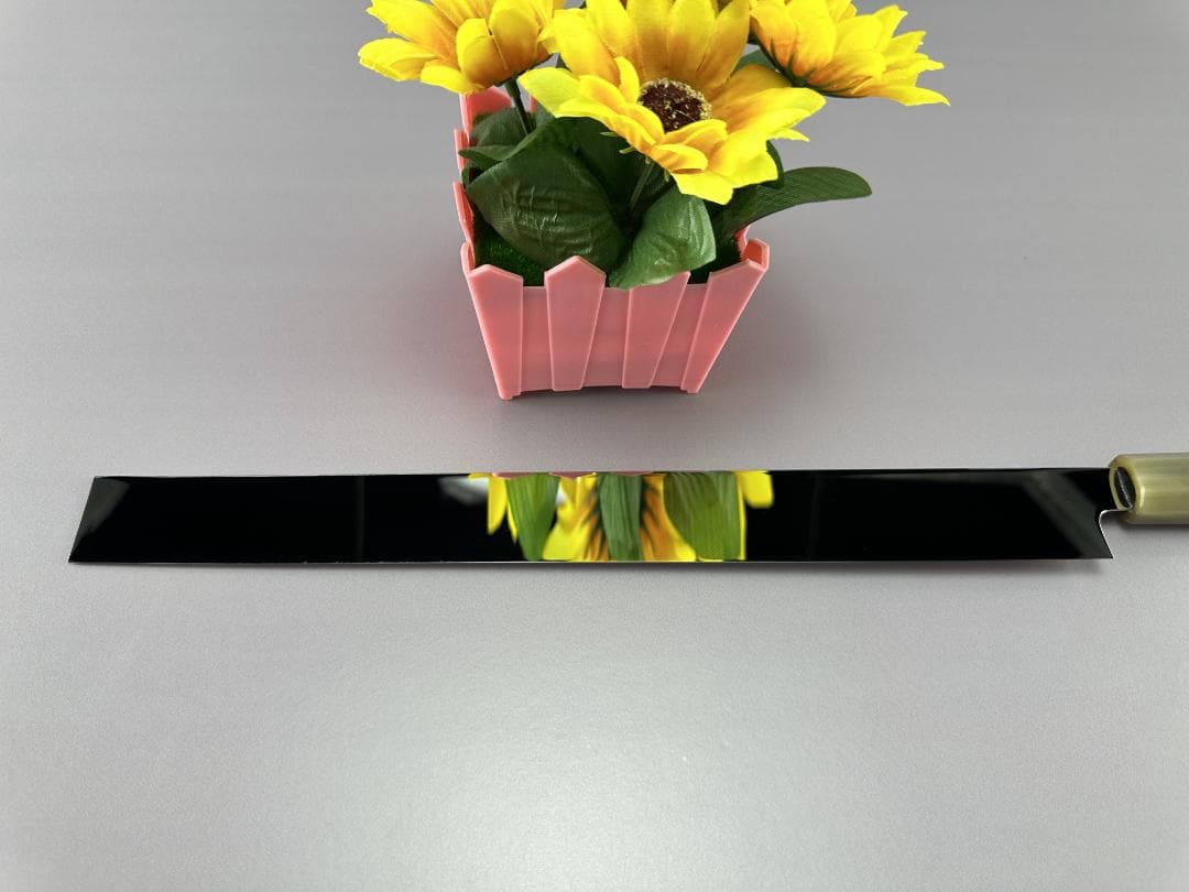 梵静刃物 蛸引包丁 尺一ウルトラ鏡面仕上げ 刺身包丁 スネークウッド白水牛八角柄