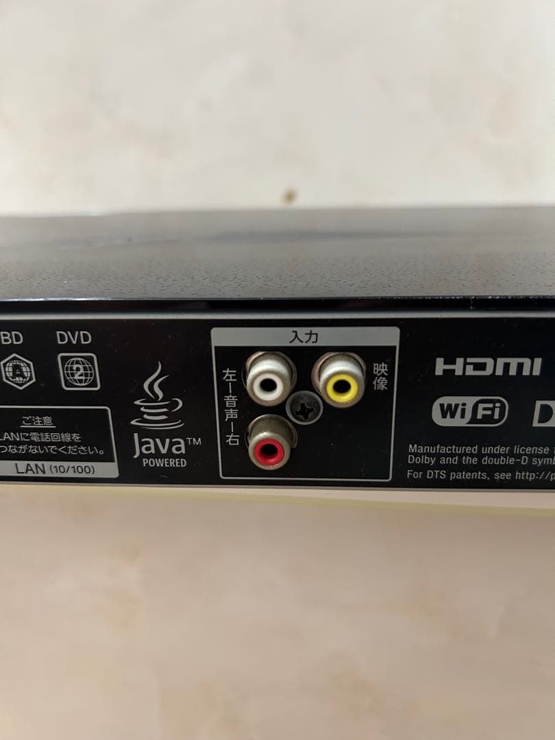 SONY ブルーレイレコーダー ブラック