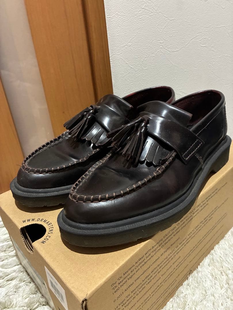 Dr. Martens Adrian ローファー　CHERRY RED 箱付き