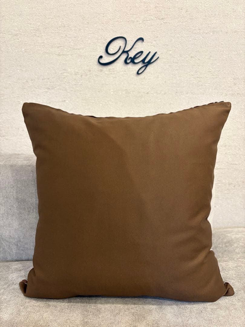 ミナペルホネン　ハンドメイド　クッションカバー★pomppia brown