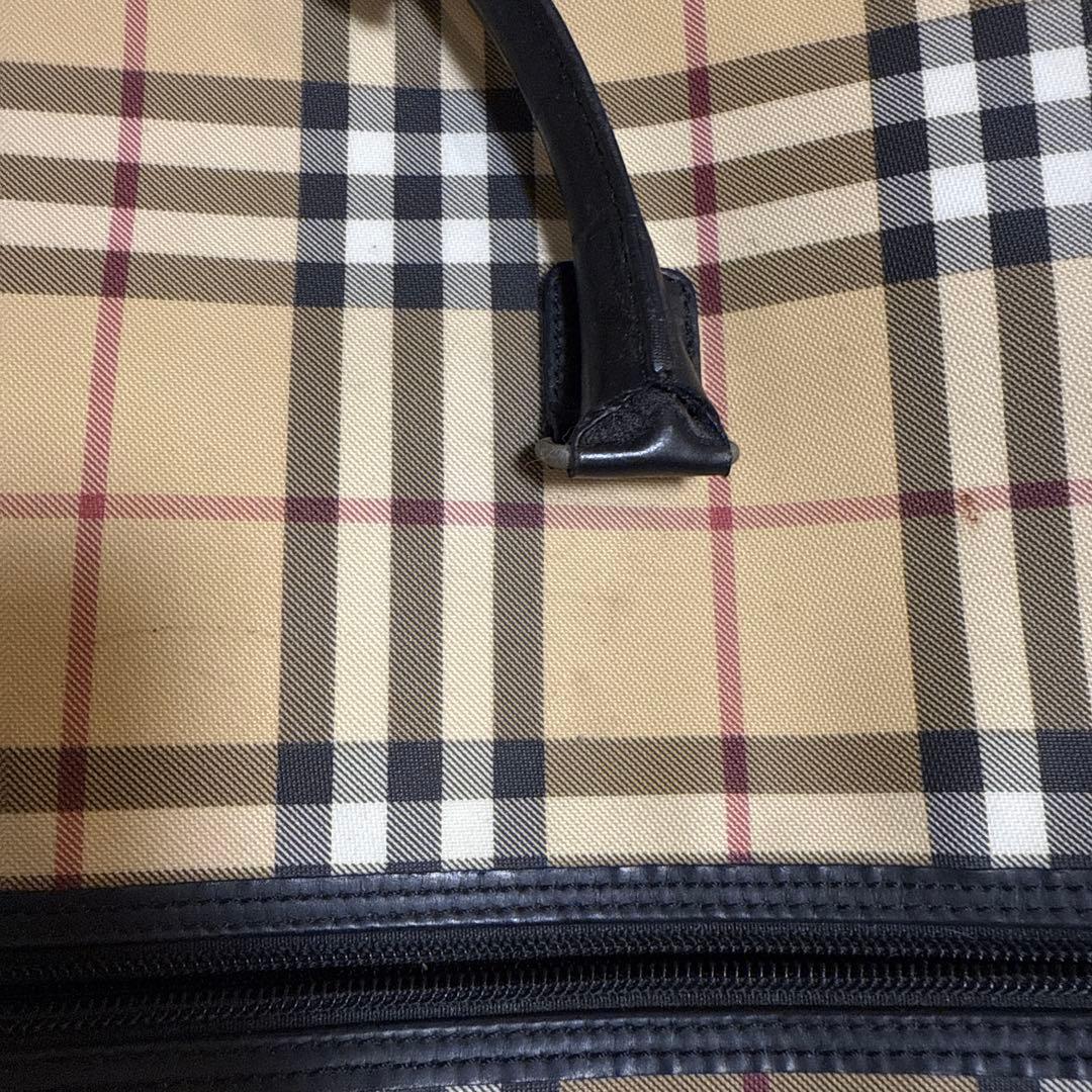 BURBERRY チェック柄 ボストンバッグ