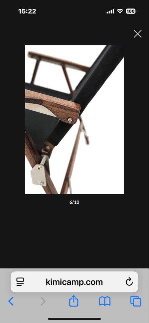 キミキャンプ⭐︎クラッシックチェア2脚セット