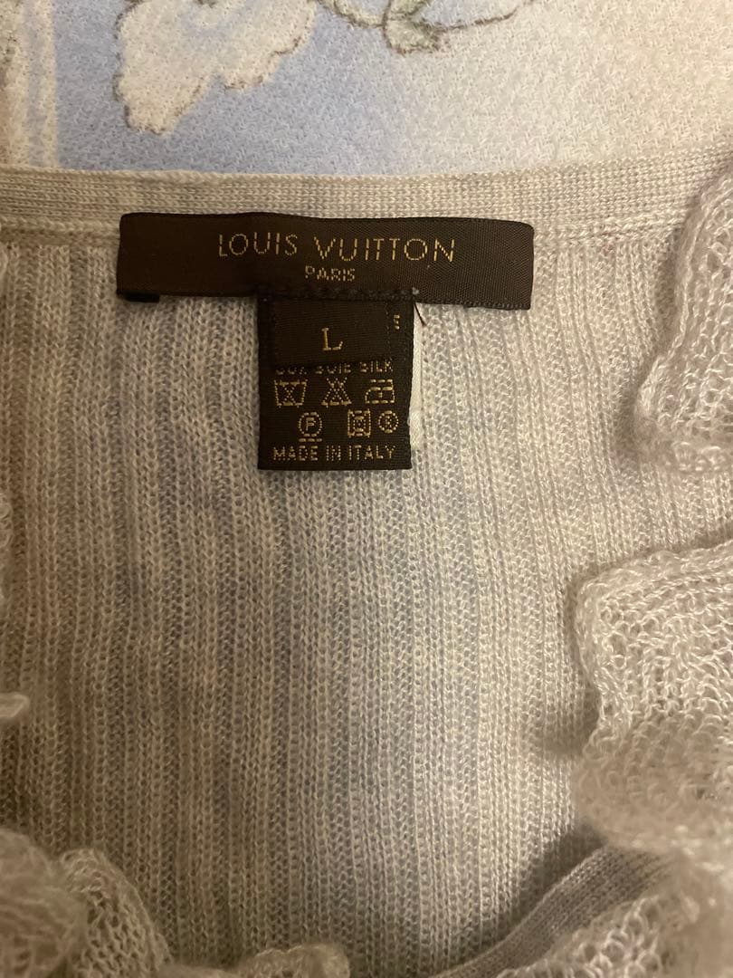 LOUIS VUITTON フリルキャミソール L