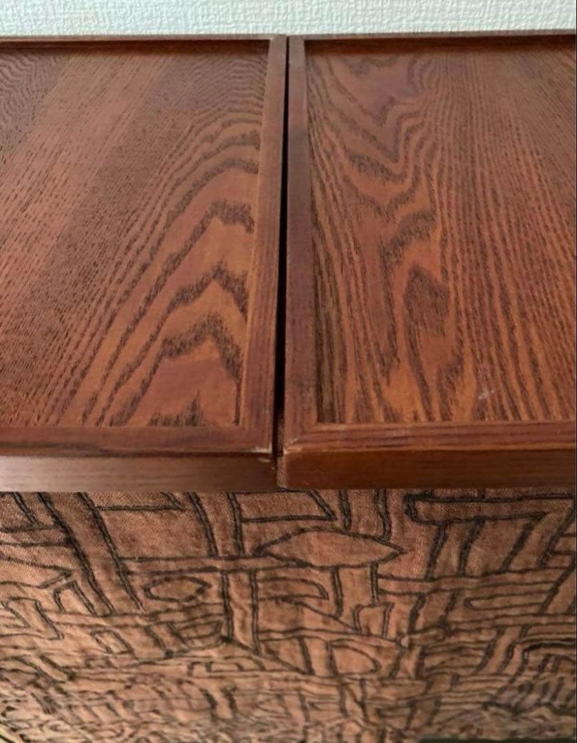 古道具　タイルトレー2枚セット①