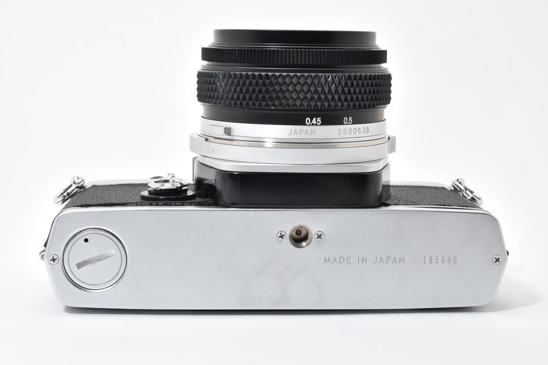 Olympus OM-1 50mm F1.8 露出計スマホアプリ 9598