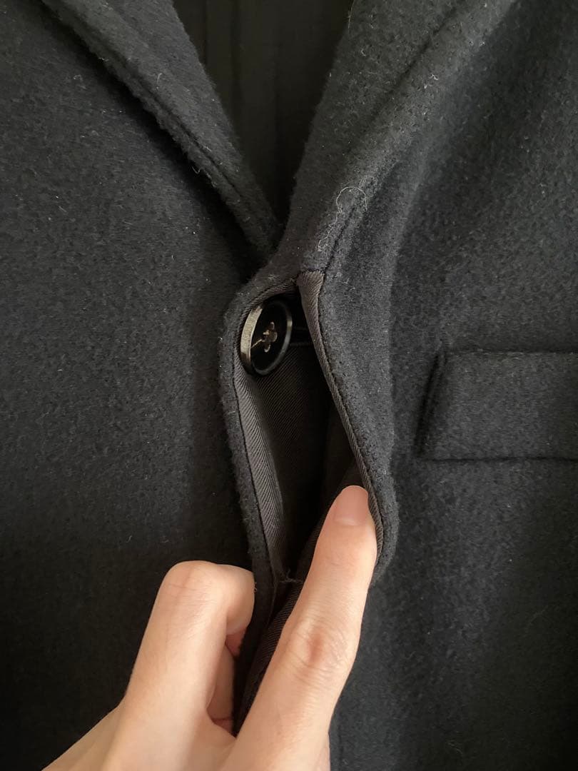 ふ*じ様 soe BaggySleeveLongCoat サイズ1 ブラックウー