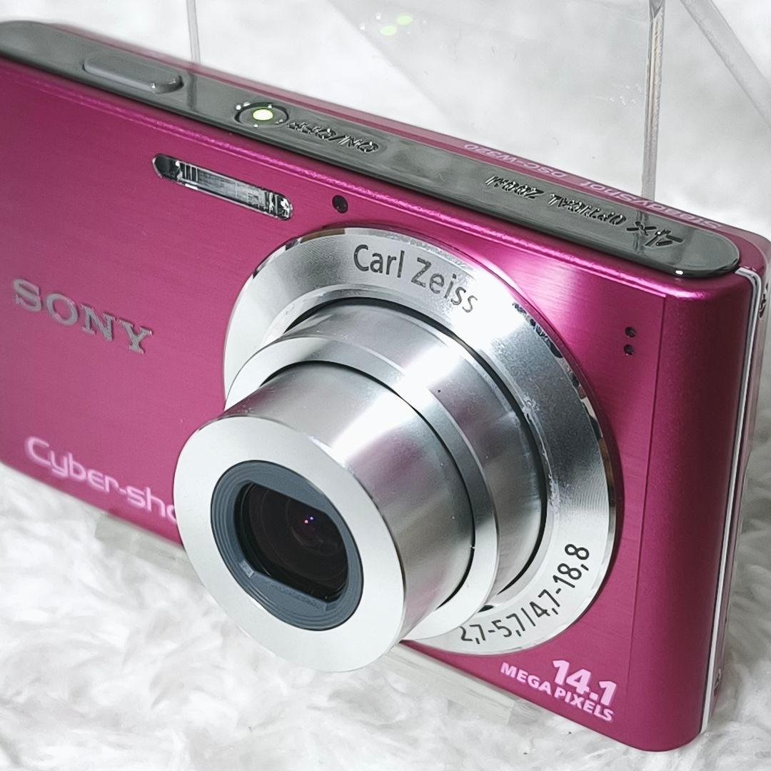 美品✨SONY Cyber-shot DSC-W320 ピンク デジカメ