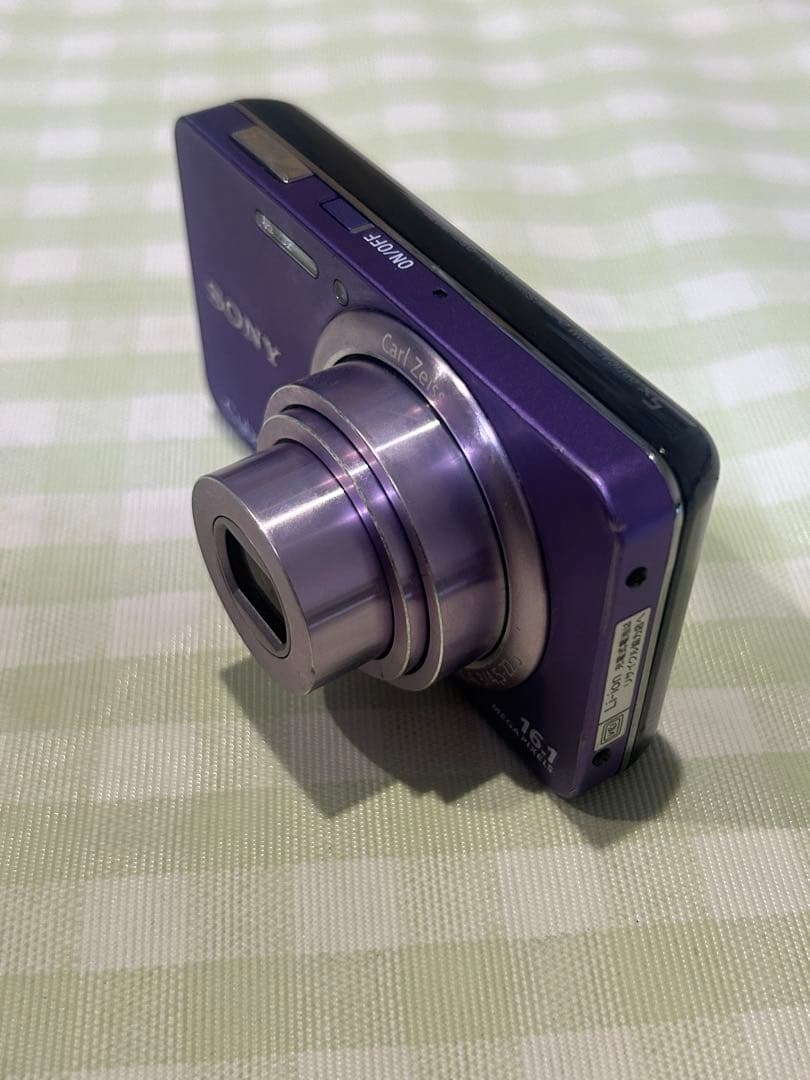 SONY Cyber-shot 16.1メガピクセル 紫