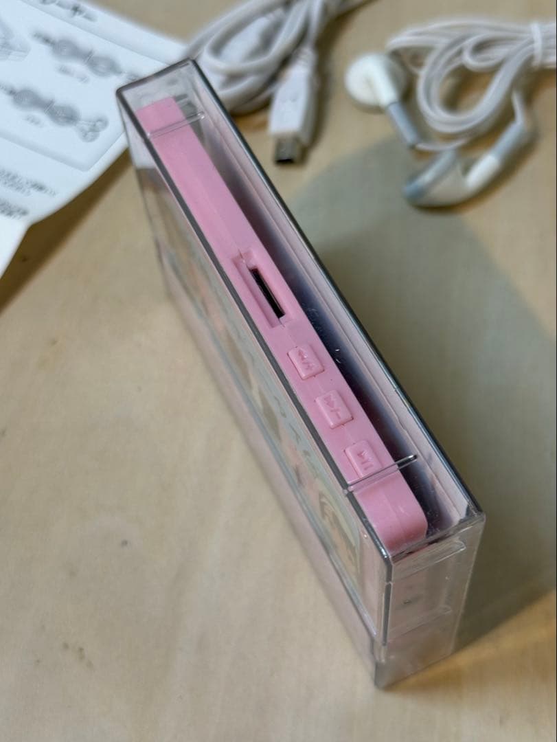 けいおん！カセットテープ型MP3プレーヤー ピンク