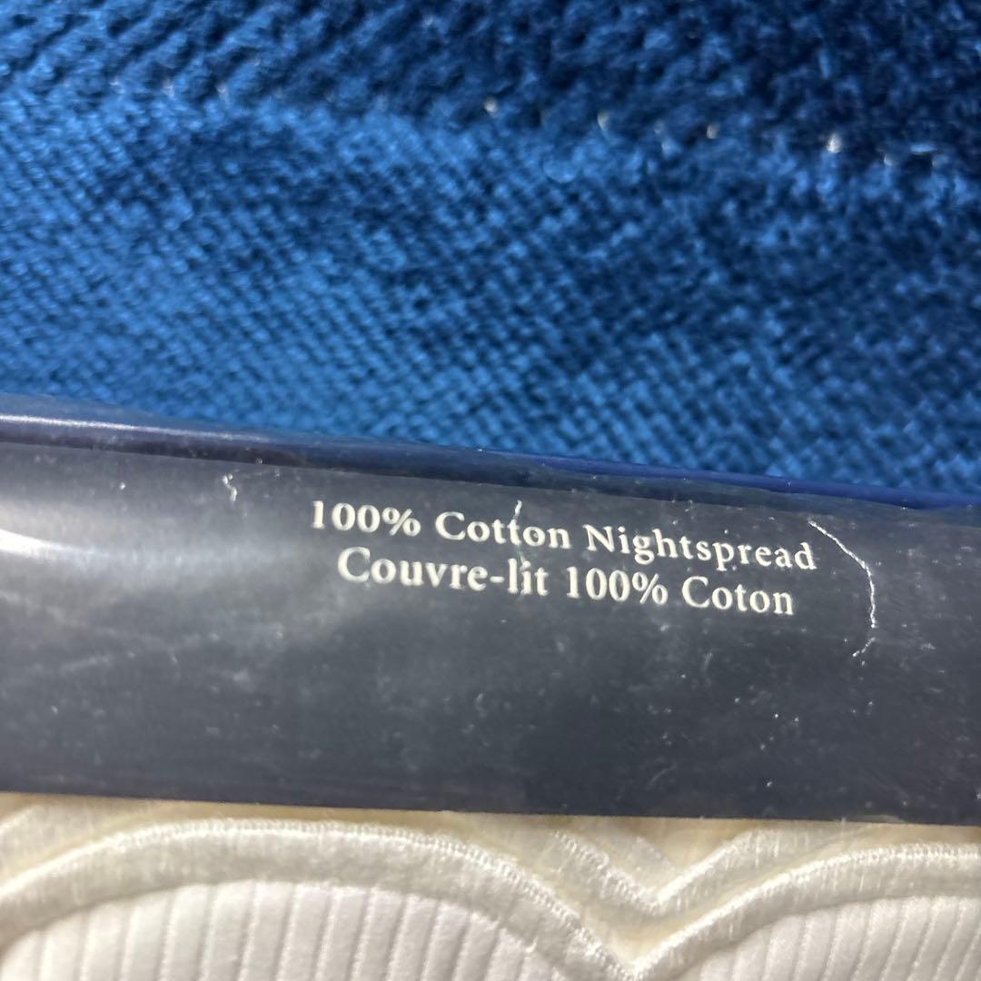 ラルフローレン ベッドスプレッド ナイトスプレッド シーツ ツイン 白 ホワイト