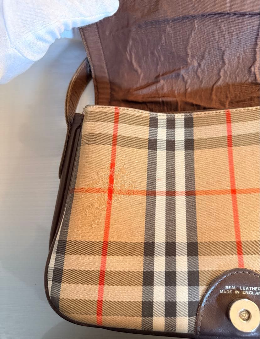 【nochiko さま専用】オールドバーバリー ショルダーバッグ