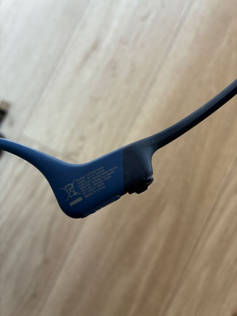 SHOKZ OPENRUN 骨伝導USB-Cタイプ　イヤホン ブルー