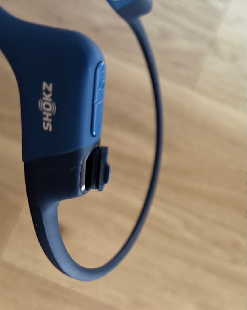 SHOKZ OPENRUN 骨伝導USB-Cタイプ　イヤホン ブルー
