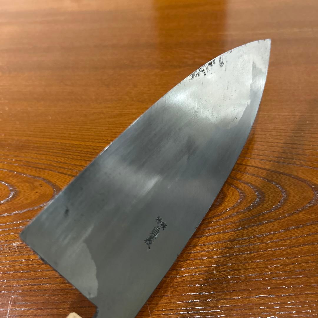 出刃包丁 貞義作 全長35cm刃21,5cm厚約3,5mm重約253g★送料無料