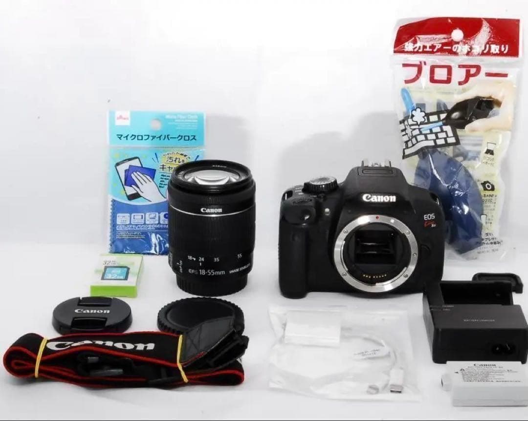 【動作良好】Canon Kiss X6i 標準レンズセット IS STM