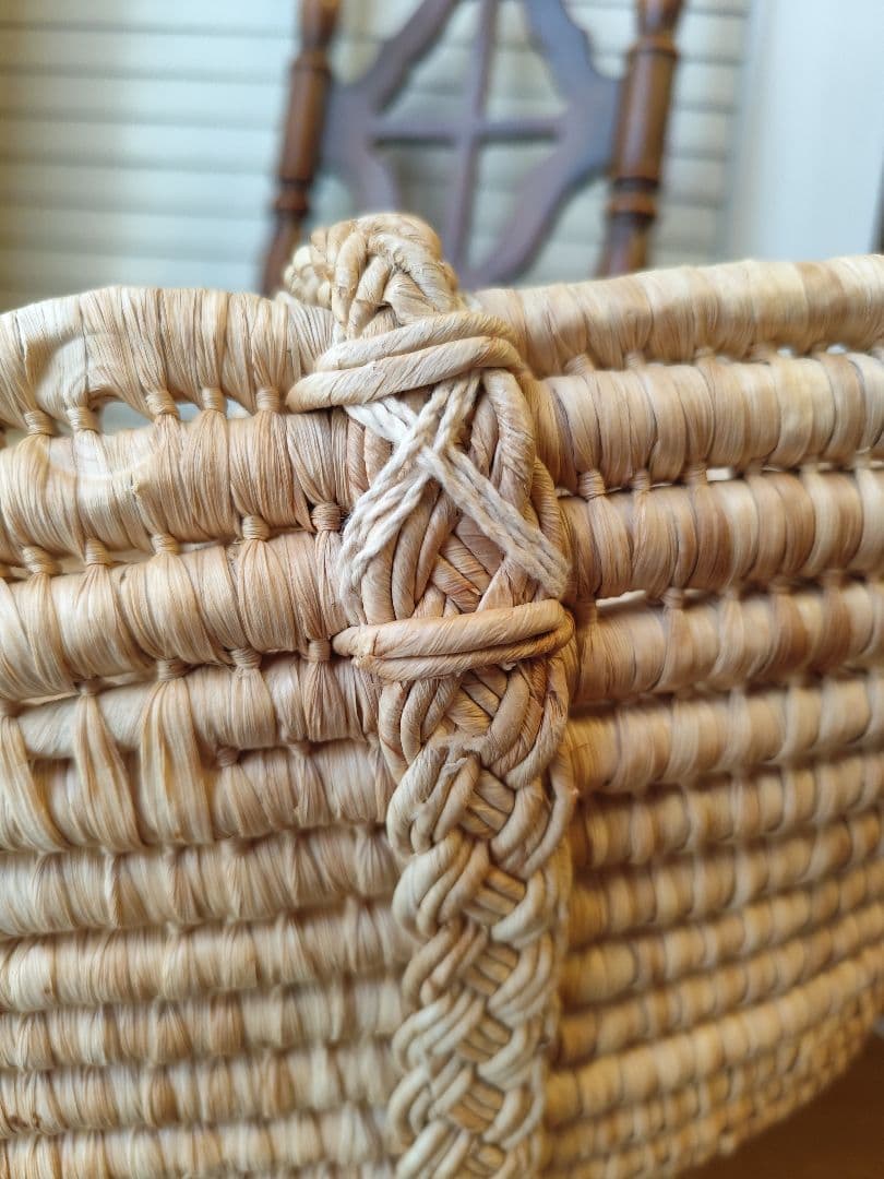 揺り籠　クーファン　クーハン　ラタン　バスケット　籠　籐　昭和レトロ　人形