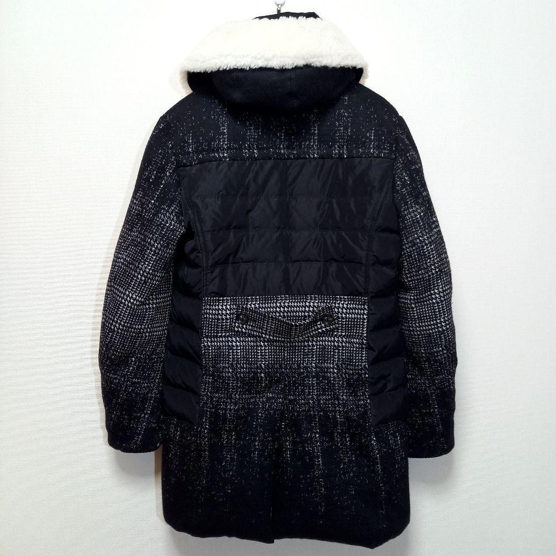 極美品 110000円 5351プールオム ムートン ダウン ダッフルコート 2