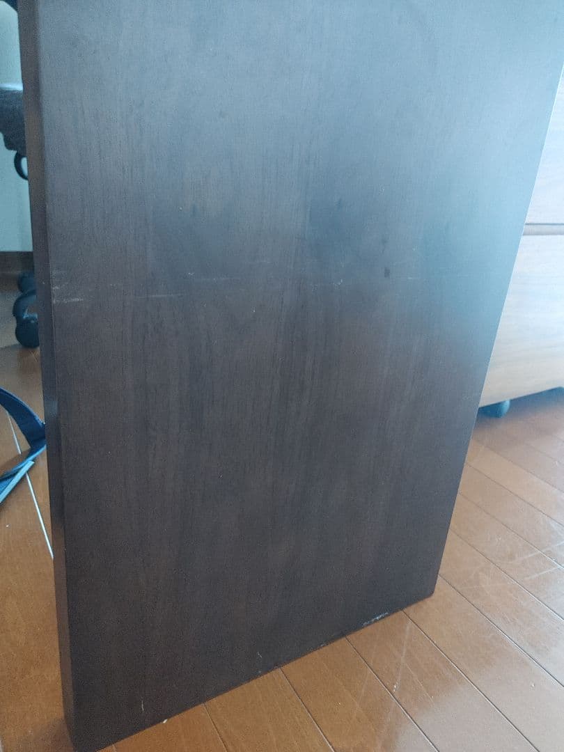 ダークブラウン 木製 カウンターボード　テーブル　棚　間仕切り