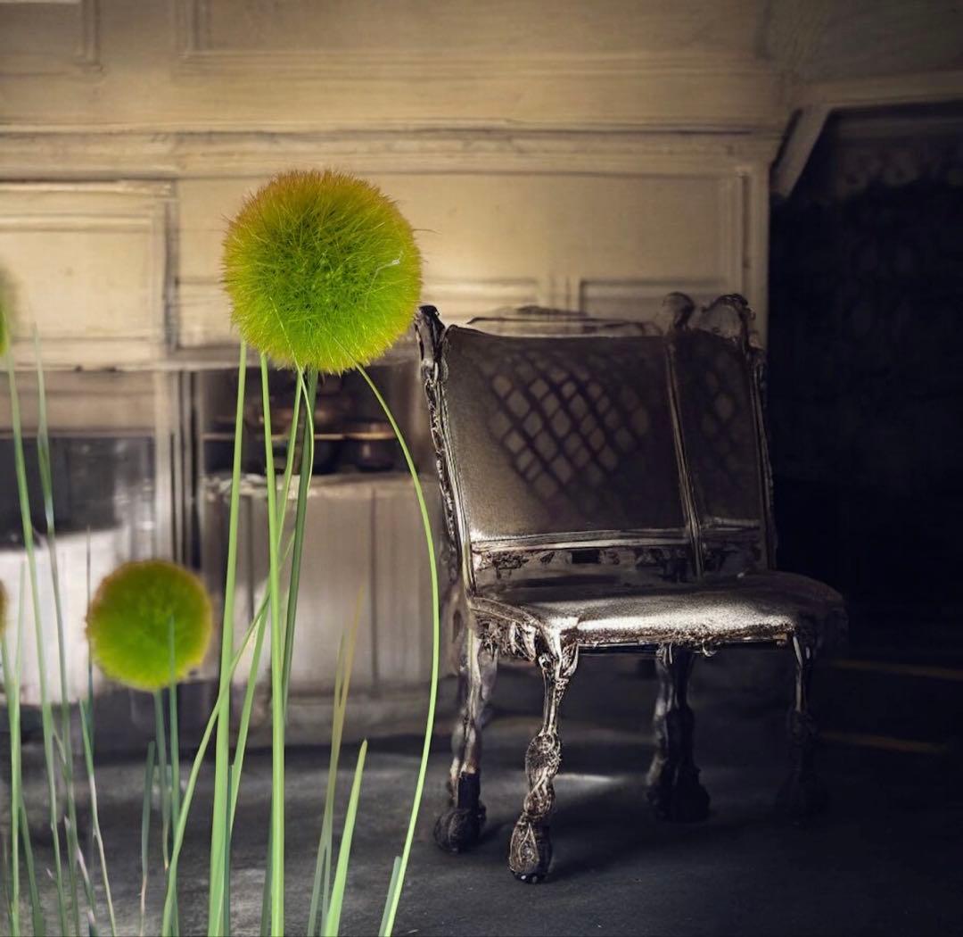 光触媒　人工観葉植物　ウォールグリーン　フェイクグリーン　ポンポングラス120@