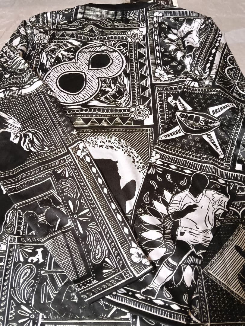 アーセナル adidas プレマッチユニフォーム Mサイズ