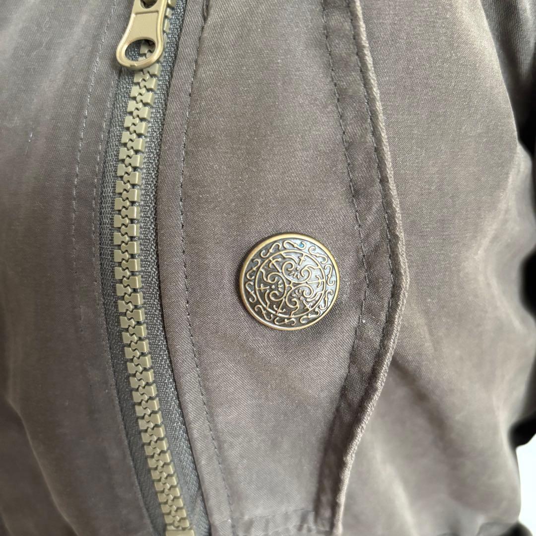 ✨本日限定セール✨平成ギャル y2k グランジ ファー付きモッズコート ギミック