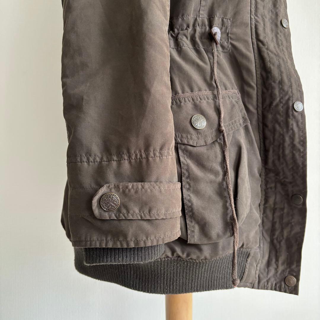 ✨本日限定セール✨平成ギャル y2k グランジ ファー付きモッズコート ギミック