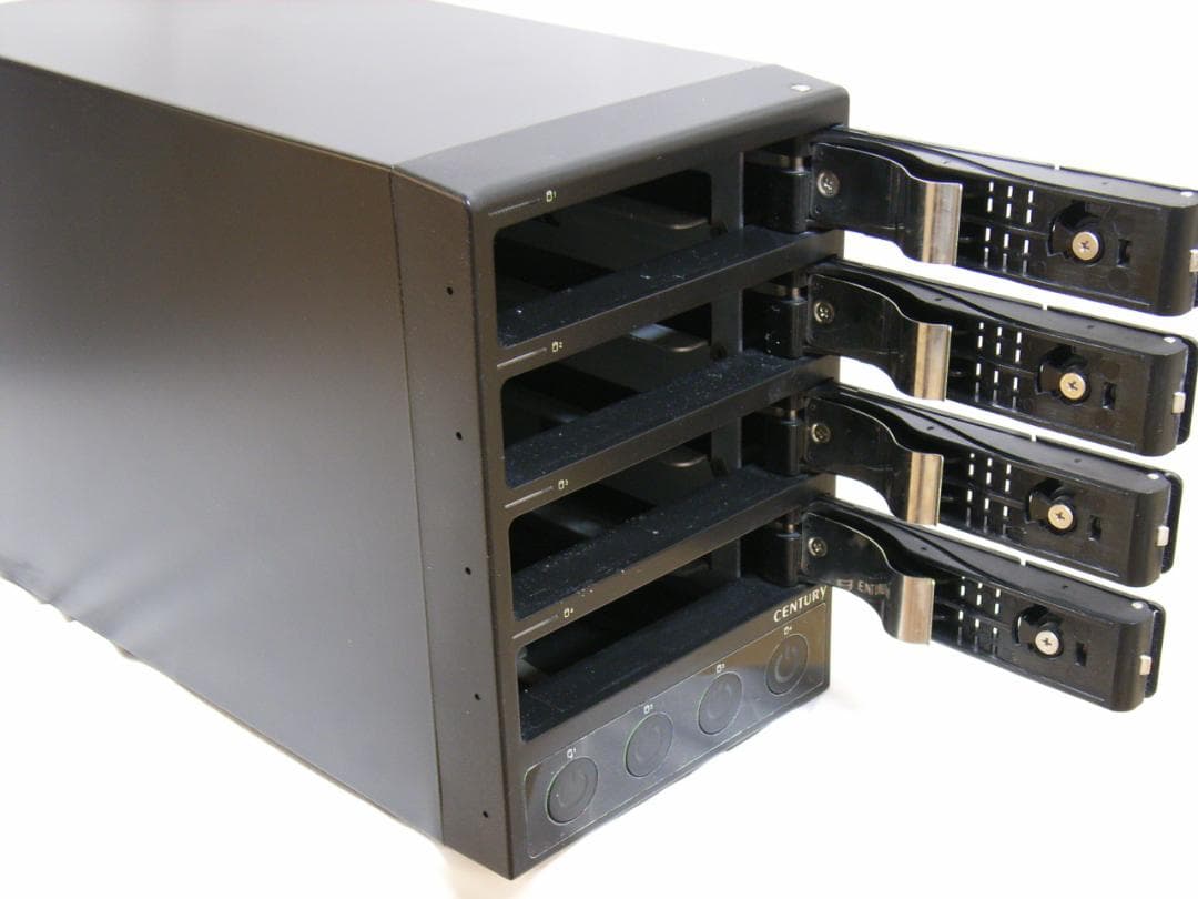 センチュリー　独立電源スイッチ　裸族のカプセルホテル Ver.2　HDD4台