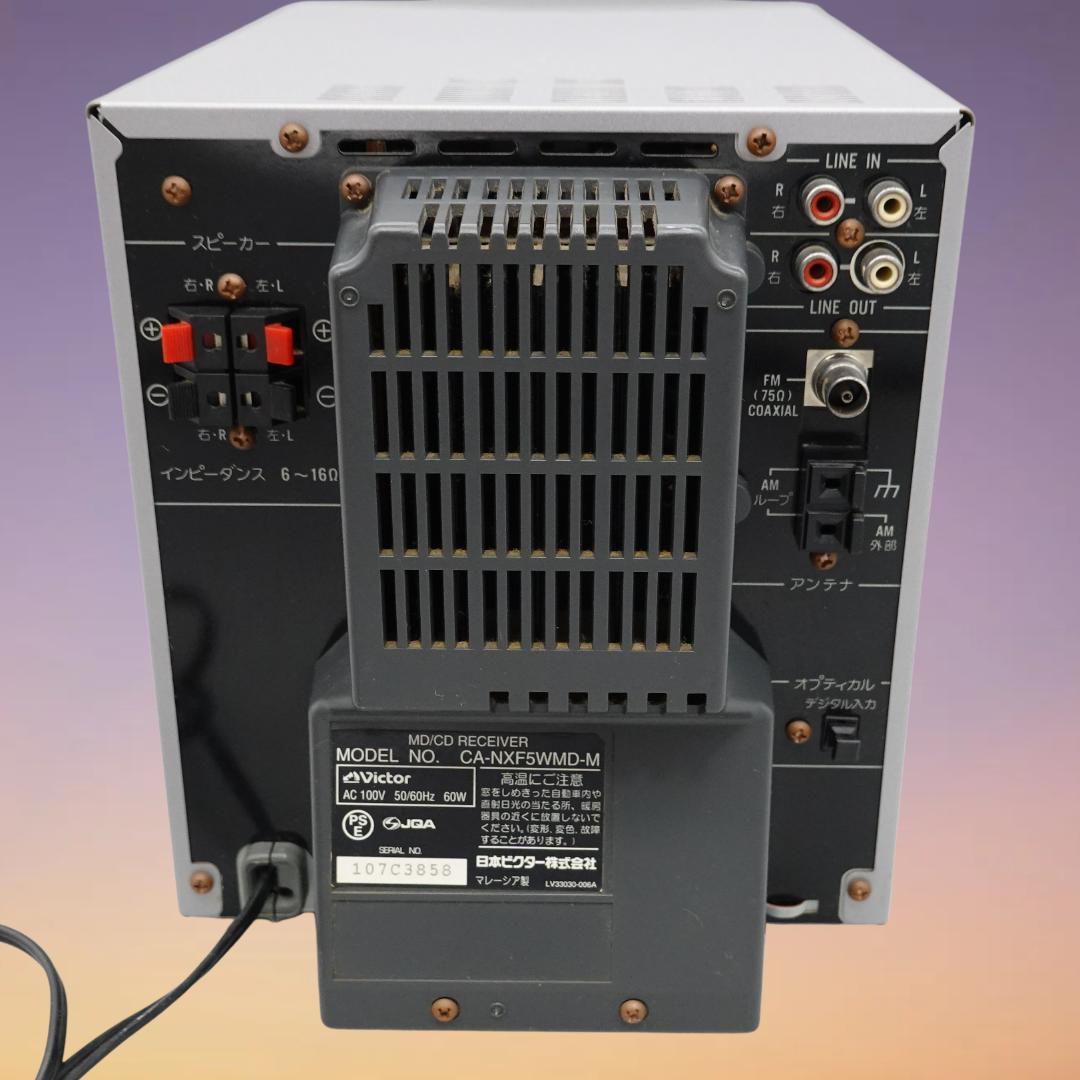 【中古】Victor CA-NXF5WMD-M ミニコンポ　基本動作確認済