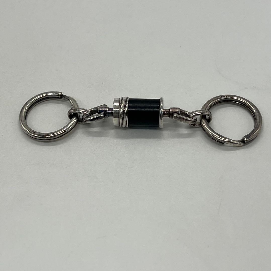 カルティエ CARTIER キーリング SV925 ウッド 希少 ヴィンテージ