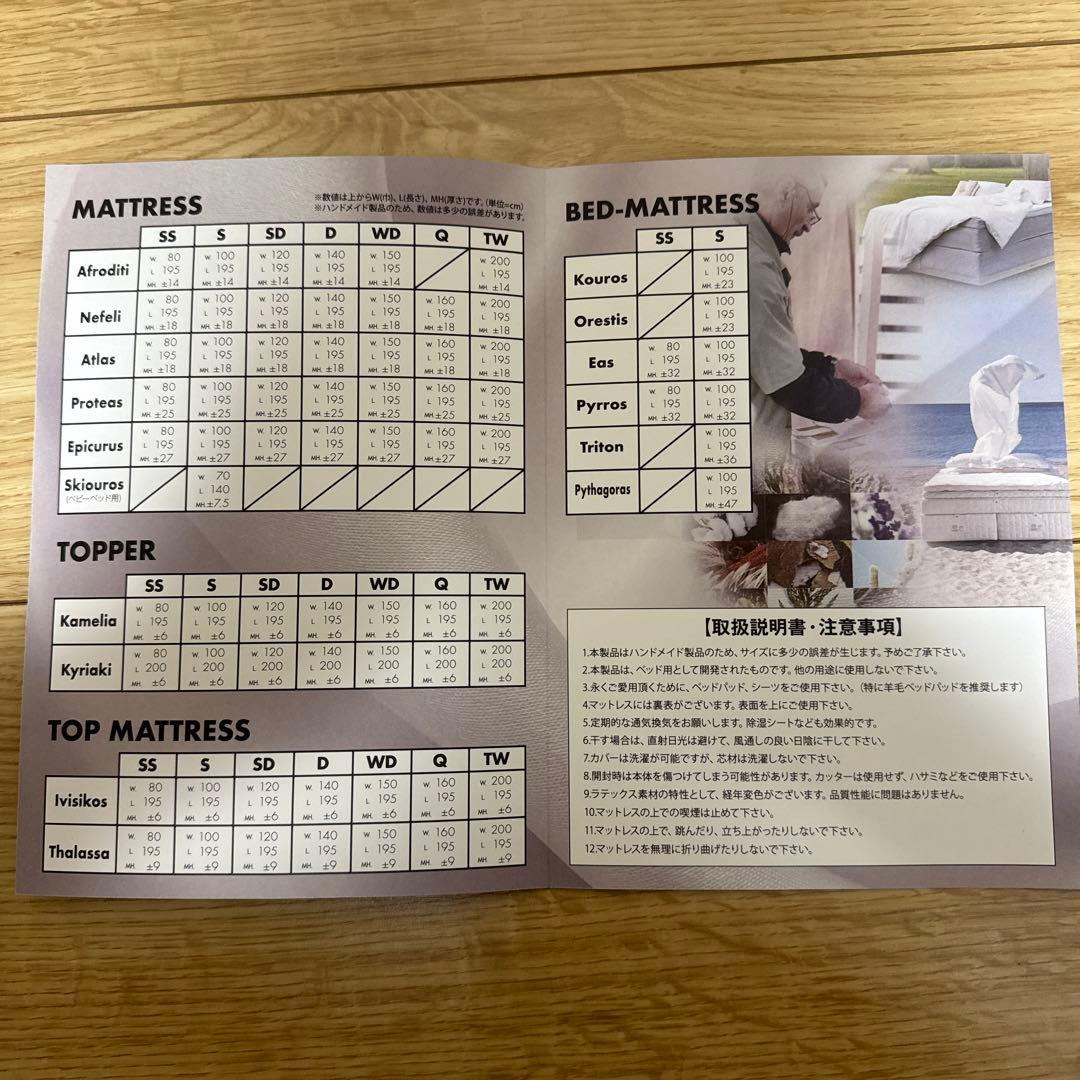 COCO-MAT　Mattress Atlas　ココマット　アトラス　ダブル