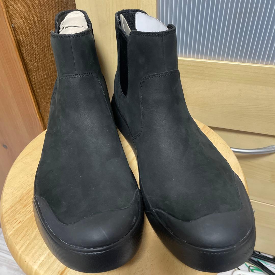 KEEN 防水 サイドゴアブーツ エレナ チェルシー WP BLACK 24.5
