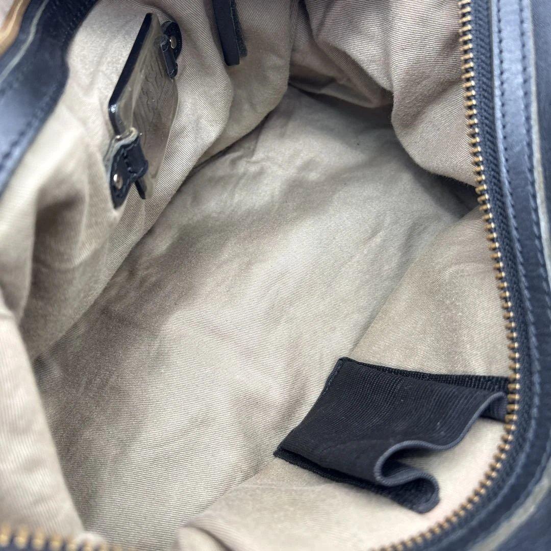 DIESEL レザー ミニボストンバッグ 黒 ショルダー 袋