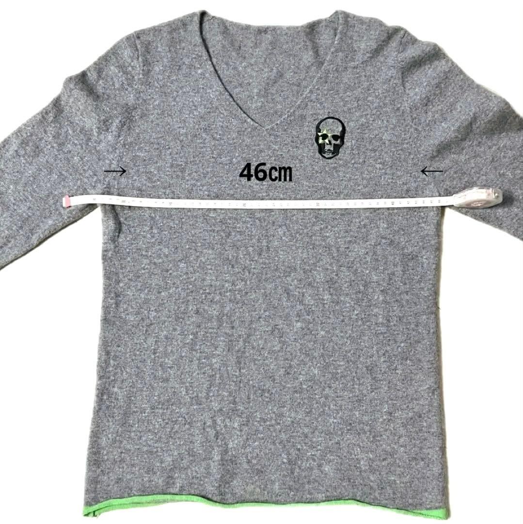 ジ*ウ様 【限定色】美品ルシアンぺラフィネ　カシミアセータ ーニット　L グレー