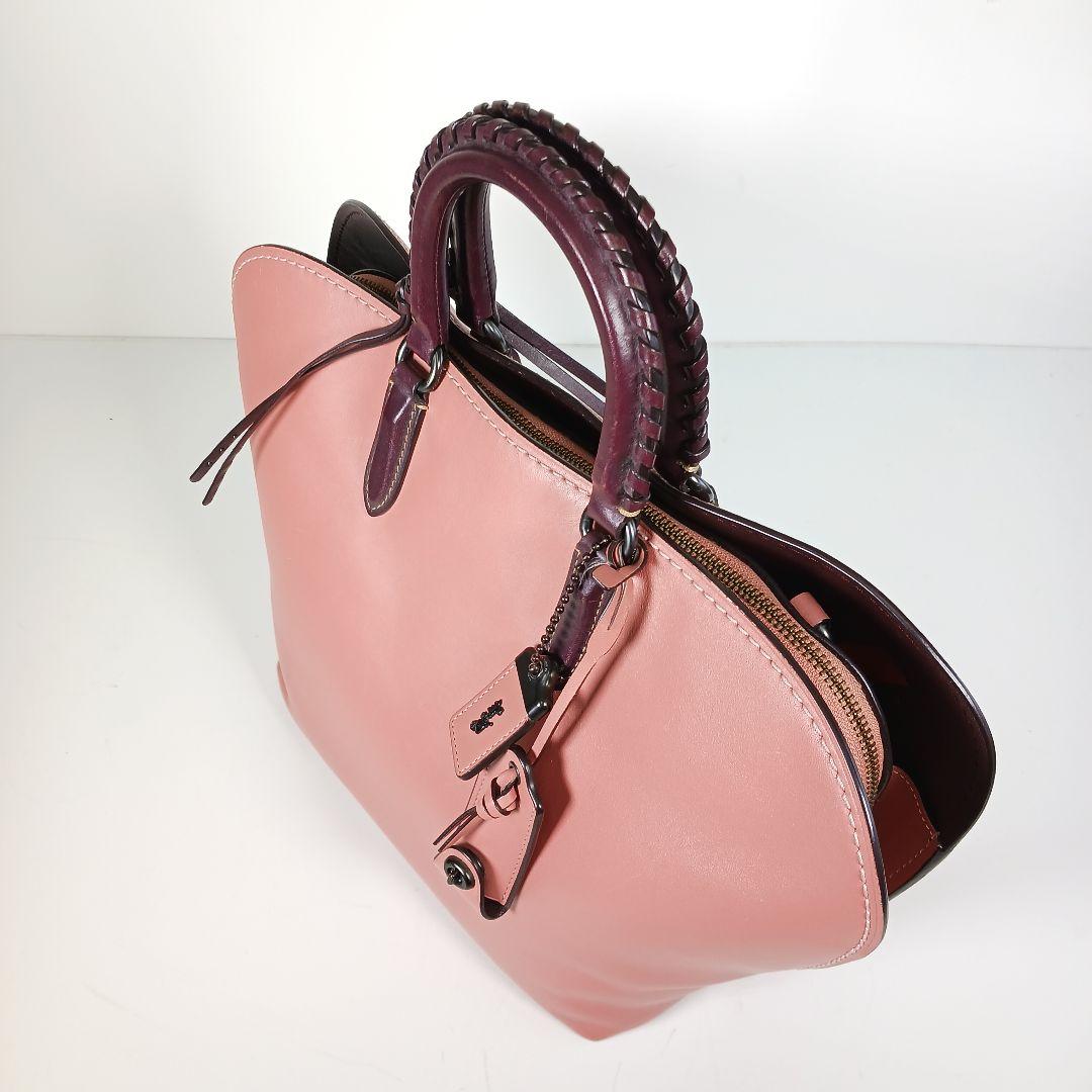 ✨美品✨コーチ ダコタ サッチェル ウィズ ウィップステッチハンドル 2way