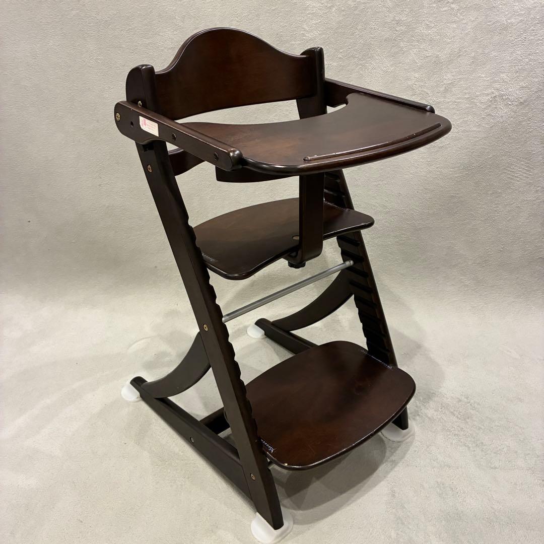 大和屋 yamatoya すくすくスリムフィットチェア テーブルガード付