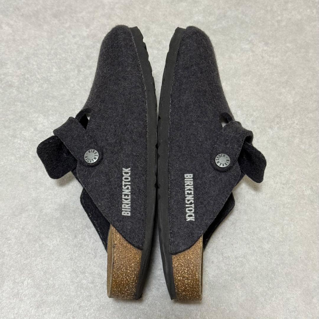 【ビルケンシュトック】ボストン　ウールフェルト クロッグサンダル　24cm