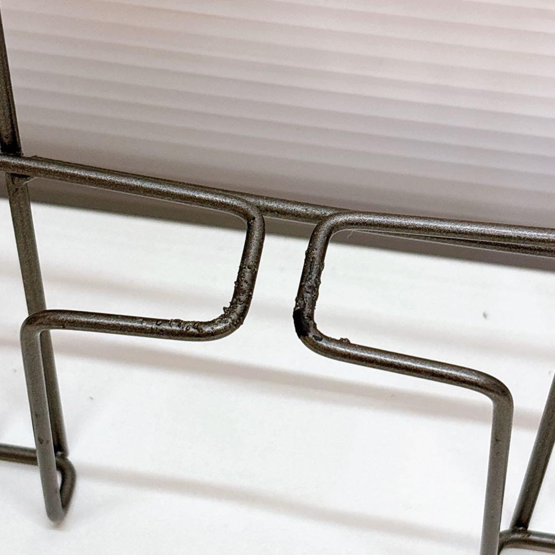 ポストカードラック 金属 ヴィンテージ風 インテリア 葉書 ウォールポケット