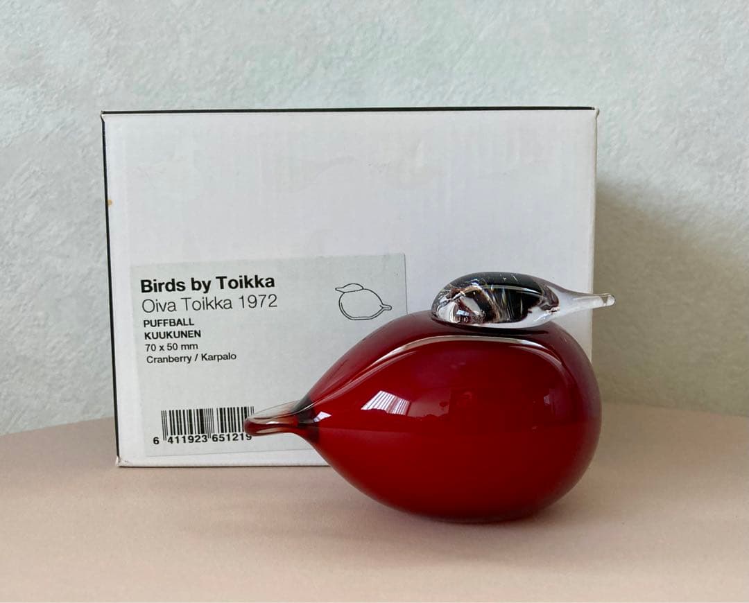 イッタラ　バード　パフボール　クランベリー