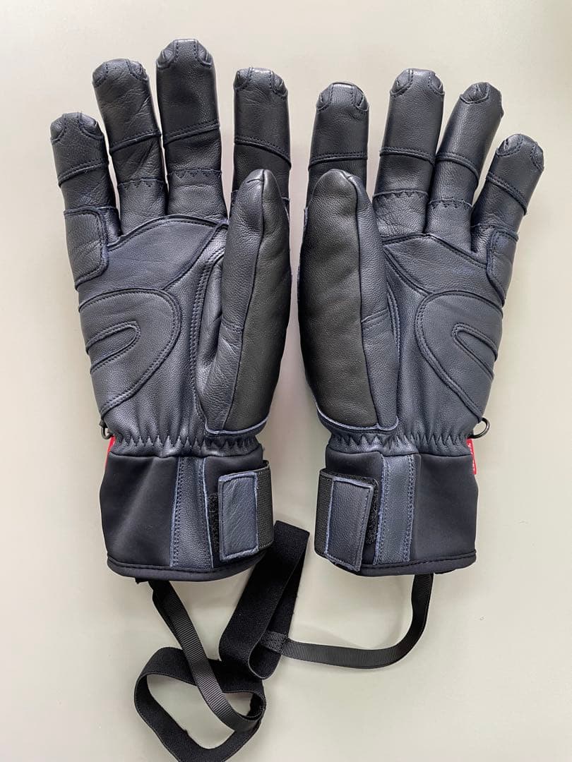 松岡手袋 BLACK-NAVY スキー、スノーボード グローブ 手袋XL