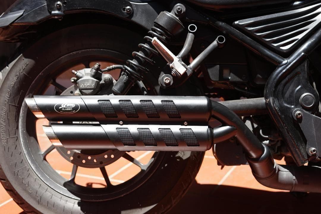 ジュン　オマケ無し　レブル250 2023年以降　２本出しマフラー