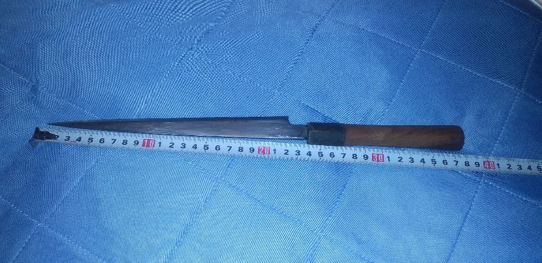 柳刃包丁 4本セット ステンレス製 メーカー不明　中古