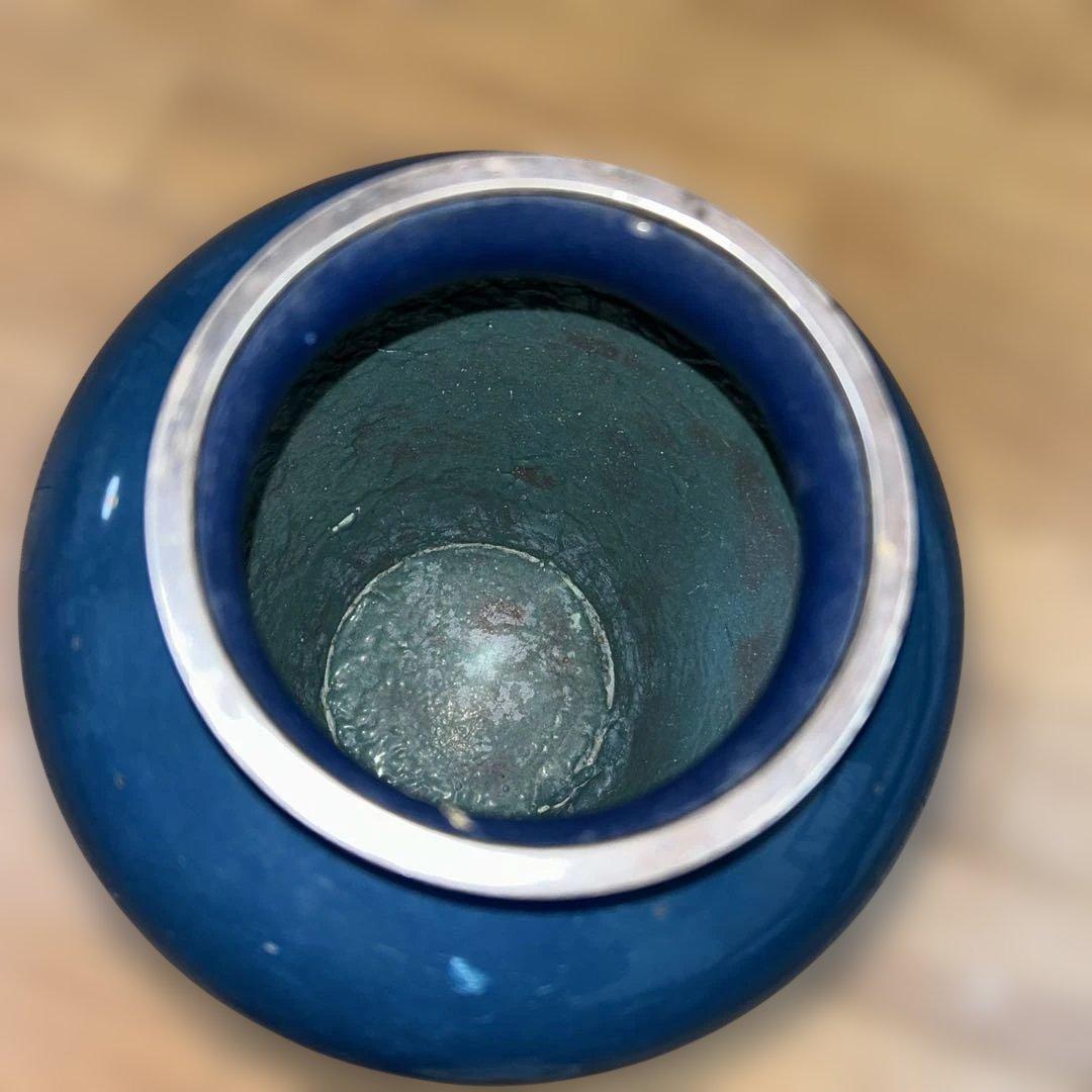 安藤七瀬宝花瓶　純銀