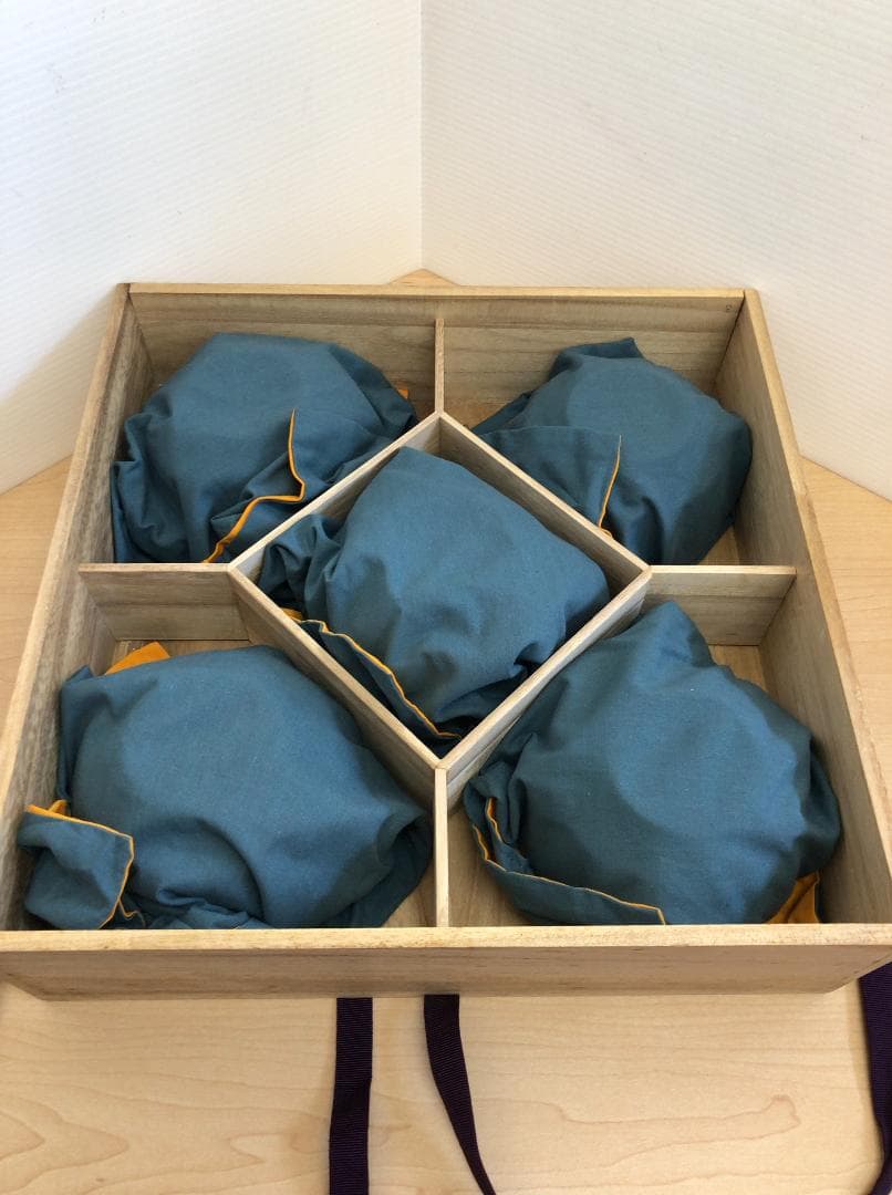 【未使用保管品】輪島屋本店　煮物椀　雑煮椀　５客　13ｃｍ×7ｃｍ※蓋抜