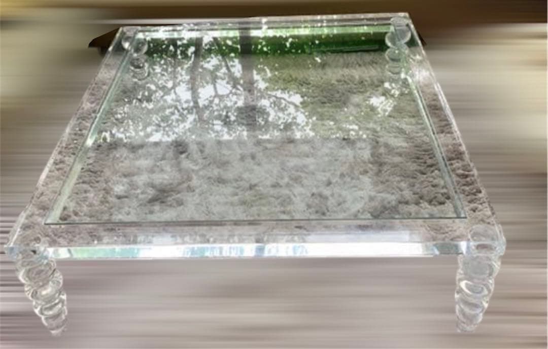 正方形センターテーブル　サァラ麻布