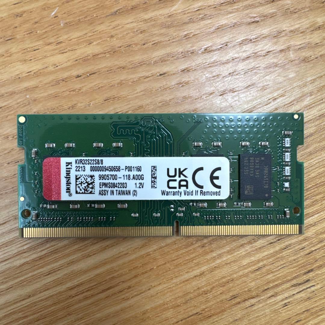 Kingston KVR32S22S8/8 8GB×2枚(16GB) DDR4